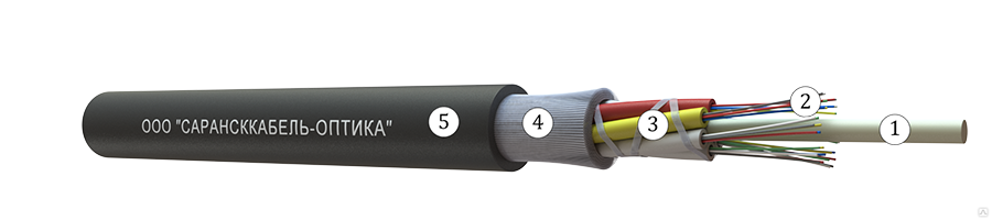 Кабель оптический ОККМС-0.22-4 3,5кН