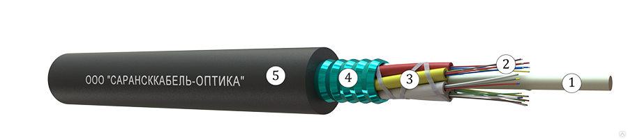 Кабель оптический ОКЛмН-0.22-60П 2,7кН