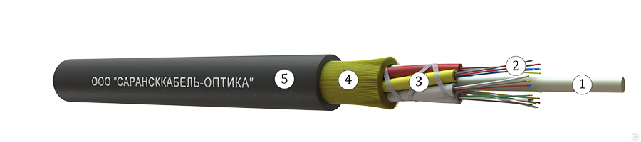 Кабель оптический ОККМ-0.22-4 7кН