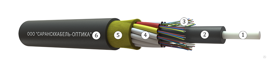 Кабель оптический ОКМС-8 (G.652.D) 5кН