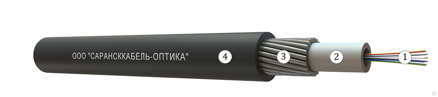 Кабель оптический ОКБнг(А)-HF-44(G.652.D)-Т 7кН