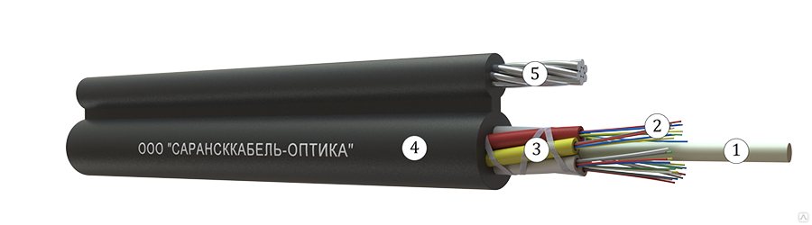 Кабель оптический ОКТ-0.22-64П/С 4кН